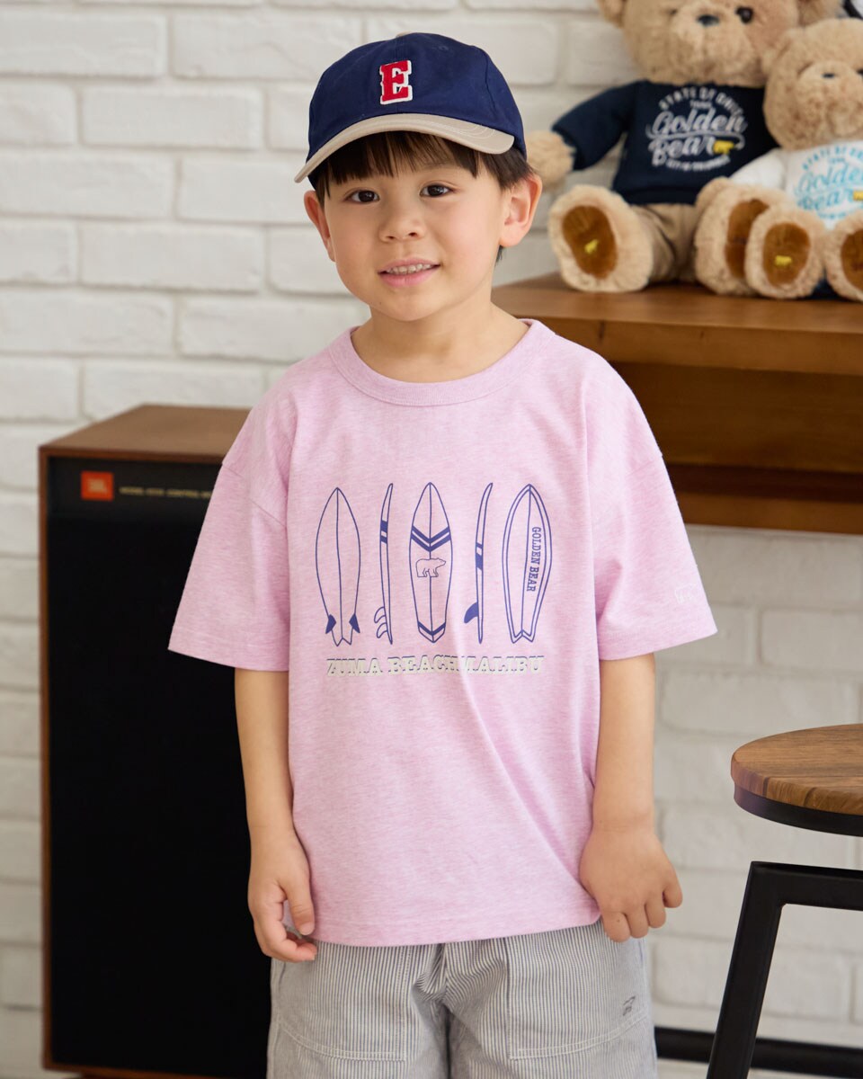 ベアサーフTシャツ／ゴールデンベア（GOLDENBEAR）