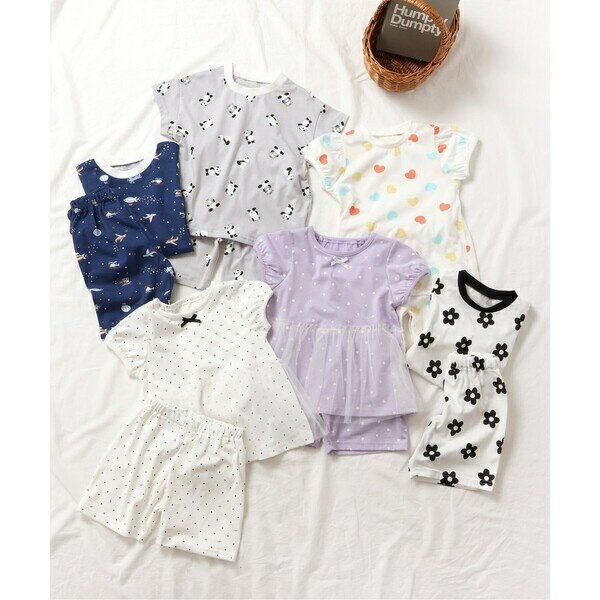 花柄・ハート柄パジャマ 4分丈／アプレ レ クール（apres les cours）のサムネイル