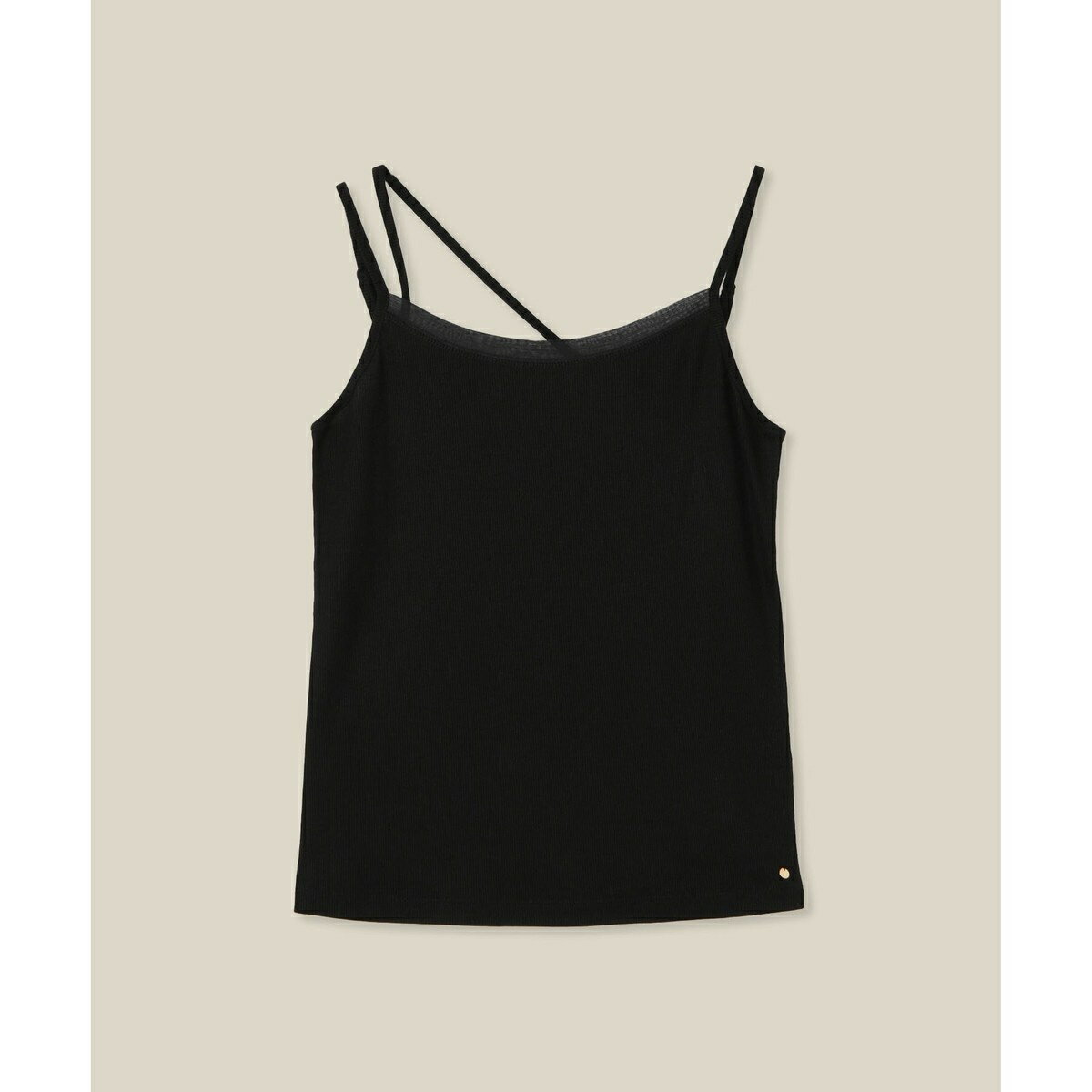 【WEB・一部店舗限定】【接触冷感/UVカット】前後2WAY チュールコンビアシメキャミソール／ロペ
