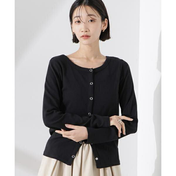 前後2wayクルーネックリブカットカーディガン／ナノユニバース（NANO universe） 0101marui-12862636 丸井(マルイ)楽天市場店 サンプル画像3