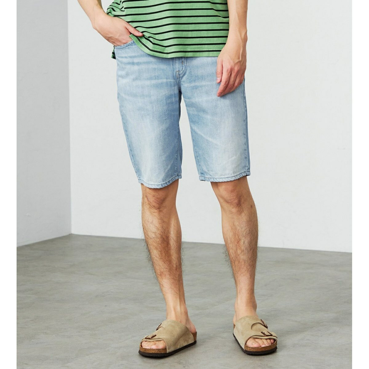 【大きいサイズ】ベーシック デニムショートパンツ ジーンズ／エドウィン（EDWIN）