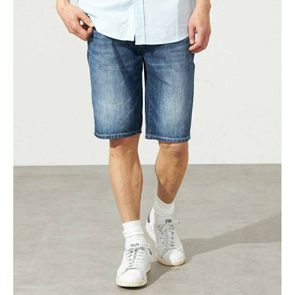 【大きいサイズ】ベーシック デニムショートパンツ ジーンズ／エドウィン（EDWIN）