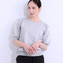 【S-LL】お袖刺繍がアクセント ラウンドネックニット/シューラルー(SHOOLARUE)