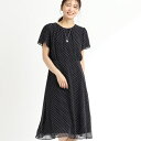 【夏SALE/WEB先行カラーあり/マシンウォッシュ可】コツキ幾何柄ワンピース/リフレクト(Reflect)