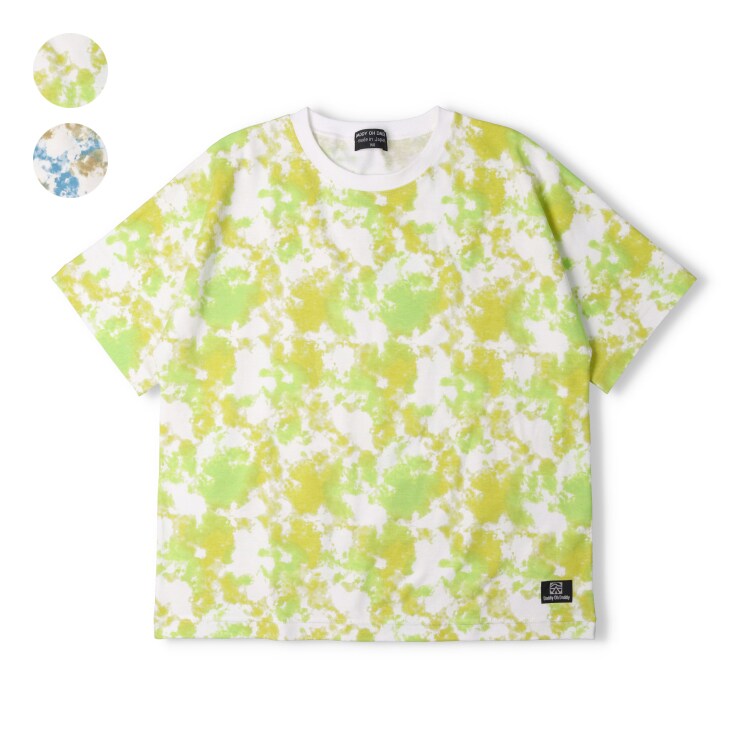 グラデーションタイダイプリント半袖Tシャツ／ダディオダディ（Daddy Oh Daddy）