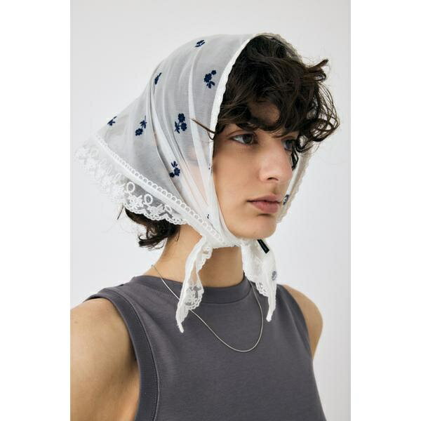 FLORAL TULLE スカーフ／マウジー（MOUSSY）のサムネイル