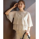 【洗える】フリルシアー ニット/エニィスィス(ANY SIS)