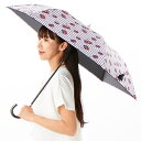 【 ANNA SUI(アナ スイ)】チェリープリント晴雨兼用トップフラット折りたたみ傘/アナ スイ(ANNA SUI)