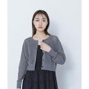 ラメメッシュカーディガン/ナチュラルビューティーベーシック(NATURAL BEAUTY BASIC)(4)