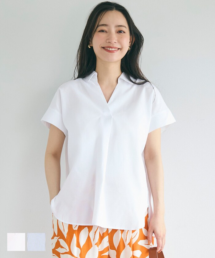 CVCオックススキッパーシャツ 全2色／コカ（coca）のサムネイル