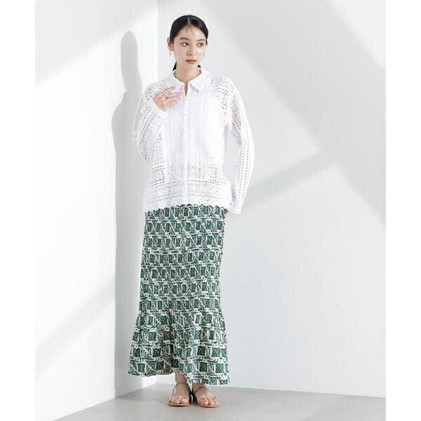 Sara mallika／COTTON POPLIN SHIRRING SKIRT／ナノユニバース（NANO universe） 0101marui-12881102 丸井(マルイ)楽天市場店 サンプル画像3