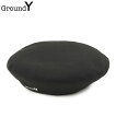 【Ground Y×NEWERA(R) 】LOGO COTTON BERET/ニューエラ(NEW ERA)