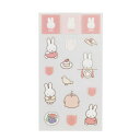 ミッフィー miffy シール ピンク フラワーシリーズ ステッカー 文具 /パーフェクト・ワールド・トーキョー(Perfect World Tokyo)