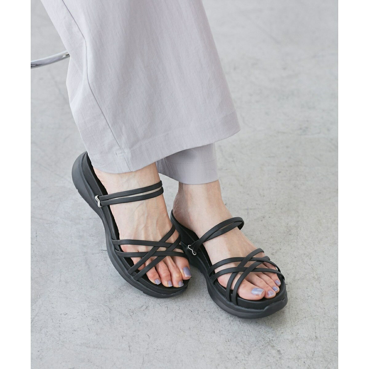 クロスストリングスライド＆バックスリングサンダル／ロペピクニックパサージュ（ROPE' PICNIC PASSAGE） 0101marui-12906521 丸井(マルイ)楽天市場店 サンプル画像2
