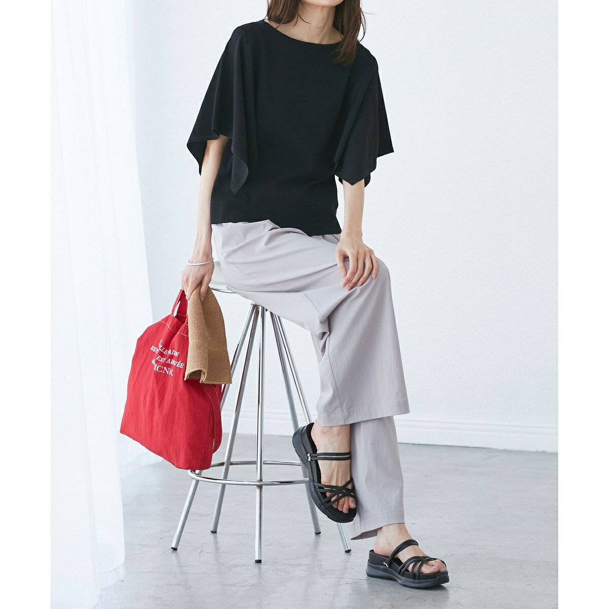クロスストリングスライド＆バックスリングサンダル／ロペピクニックパサージュ（ROPE' PICNIC PASSAGE） 0101marui-12906521 丸井(マルイ)楽天市場店 サンプル画像3