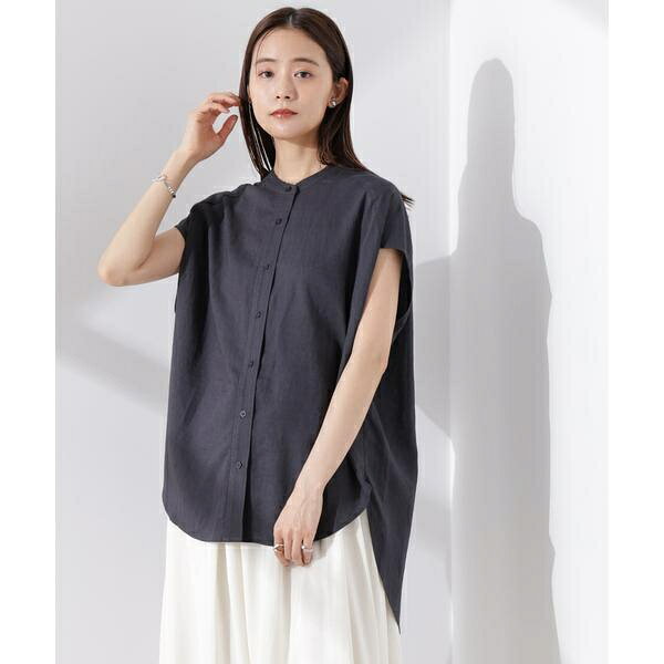 Anti Smell Linen フレンチスリーブシャツ／ナノユニバース（NANO universe） 0101marui-12889307 丸井(マルイ)楽天市場店 サンプル画像2