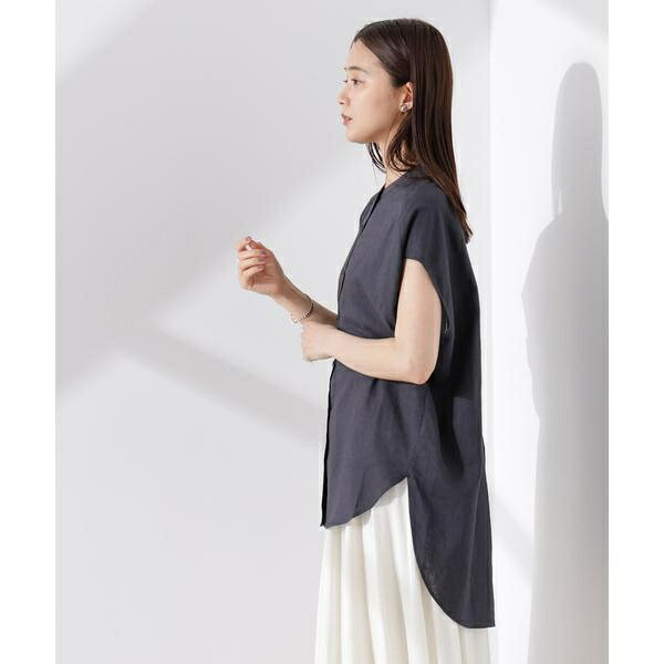 Anti Smell Linen フレンチスリーブシャツ／ナノユニバース（NANO universe） 0101marui-12889307 丸井(マルイ)楽天市場店 サンプル画像3