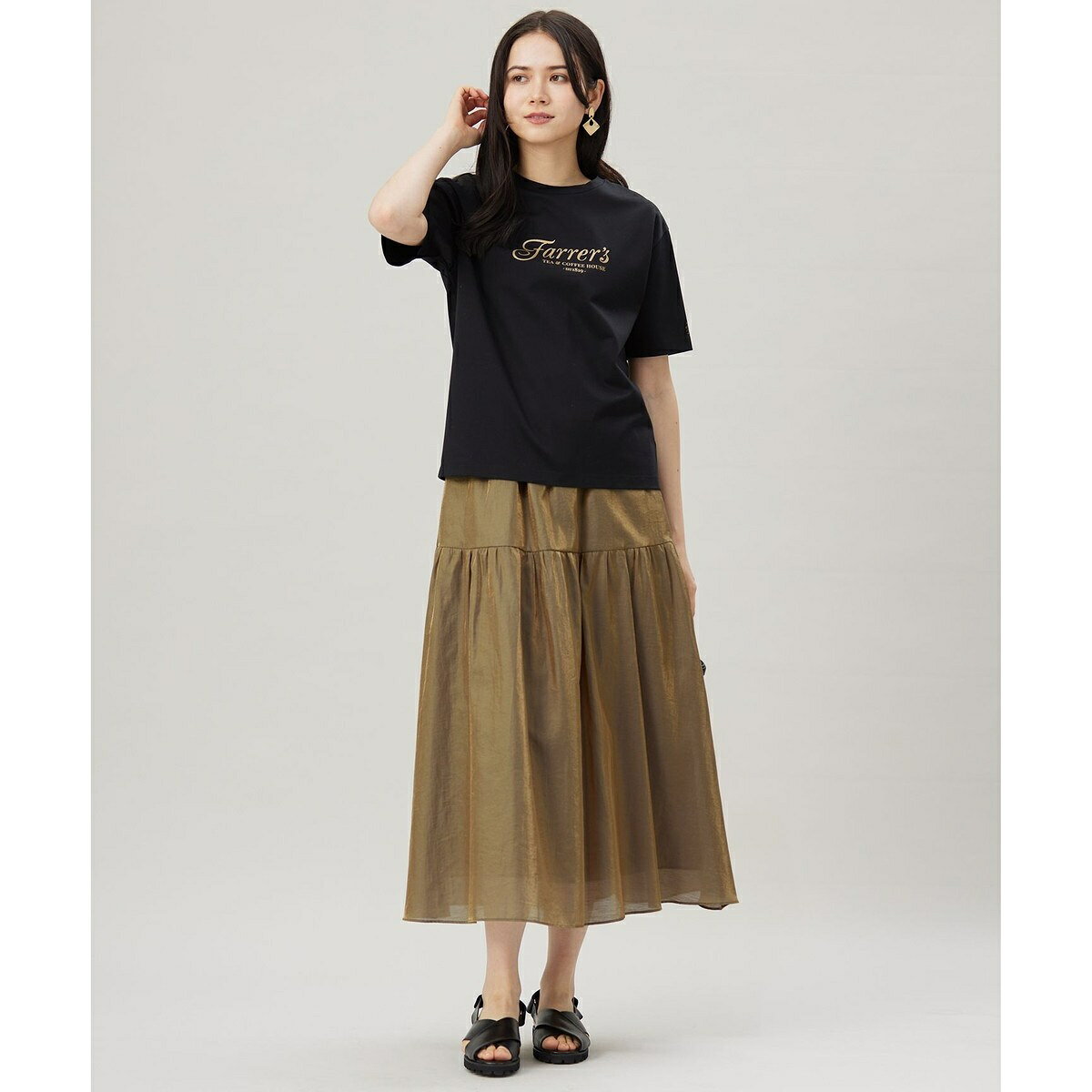 【洗える】グラフィックロゴ Tシャツ／自由区（JIYU-KU） 0101marui-12889175 丸井(マルイ)楽天市場店 サンプル画像2
