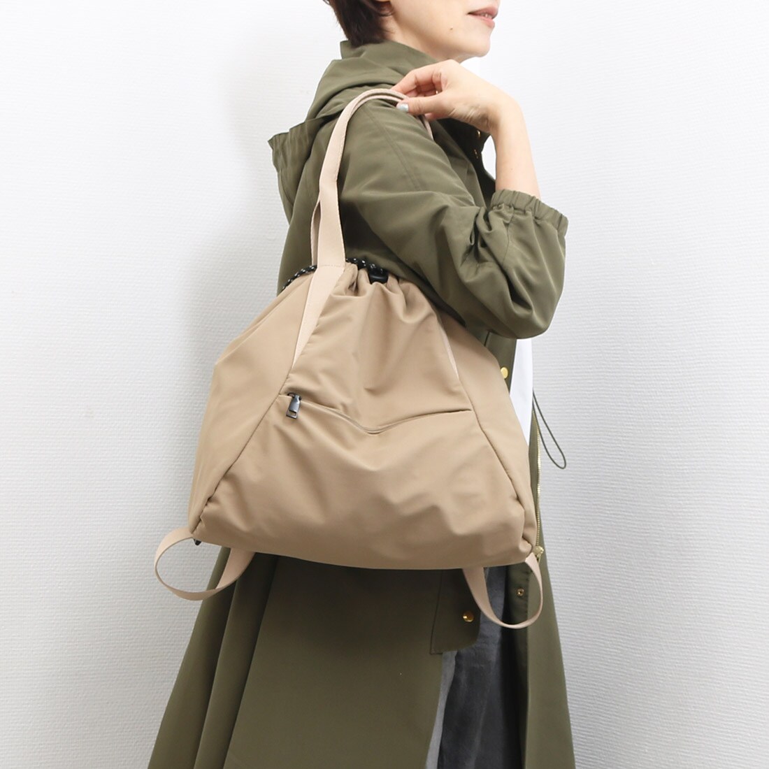 カシュカシュ cachecache / 2wayナイロンリュック／カシュカシュ（cache cache）