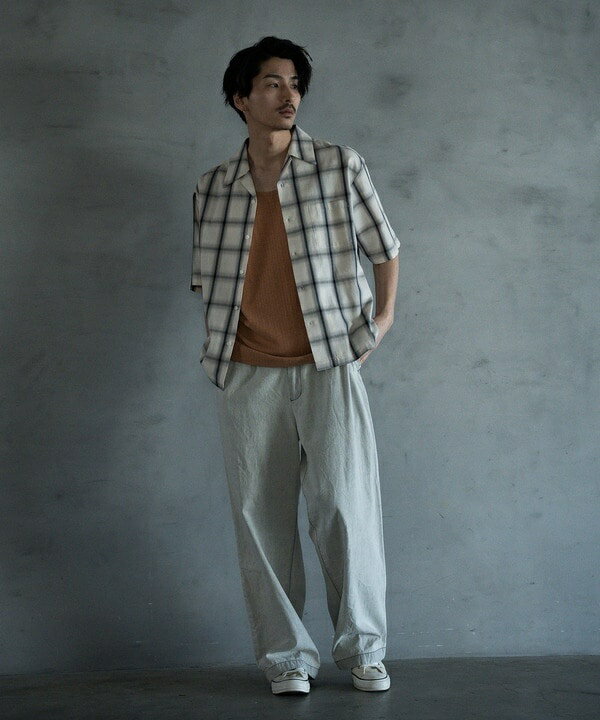 8.5ozデニムツータックワイドスラックス／ラトルトラップ（RATTLE TRAP）