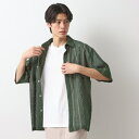 クラフトレースアンサンブルシャツ【半袖Tシャツセットアイテムオーバーサイズ洗濯機OK】/ザ ショップ ティーケー(THE SHOP TK)