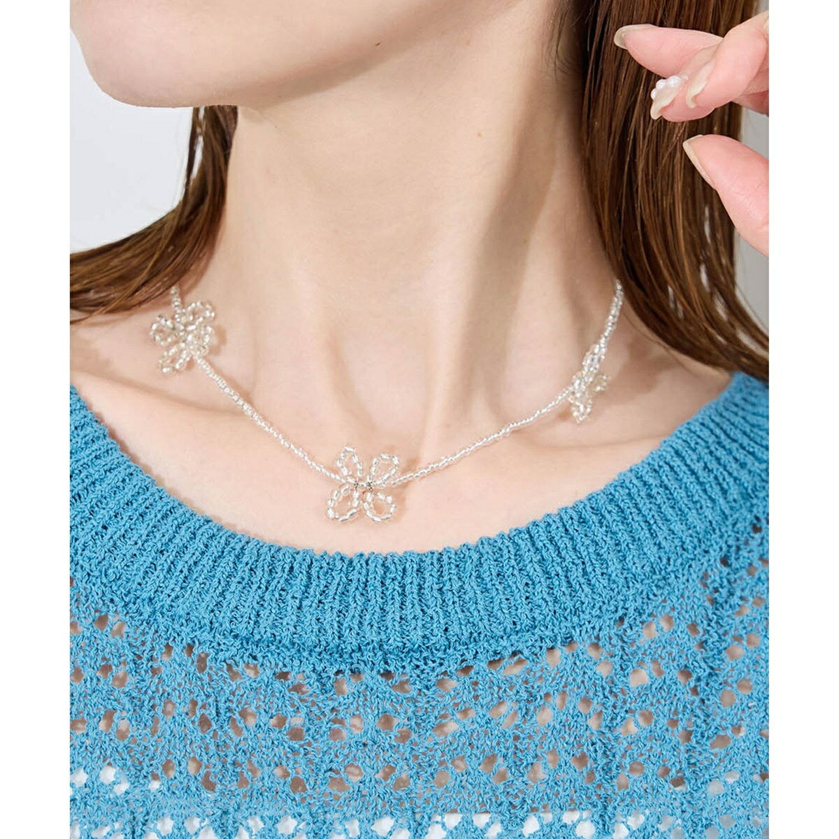 フラワーショートネックレス／ロペピクニックパサージュ（ROPE' PICNIC PASSAGE） 0101marui-12900388 丸井(マルイ)楽天市場店 パッケージ画像
