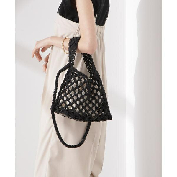 ブラウン マクラメ編み ショルダーバッグ新品、未使用 楽天市場】マクラメショルダーバックの通販