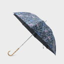 【UVカット遮熱効果晴雨兼用】エルストン ガーデン柄 長傘/ローラ アシュレイ(LAURA ASHLEY)