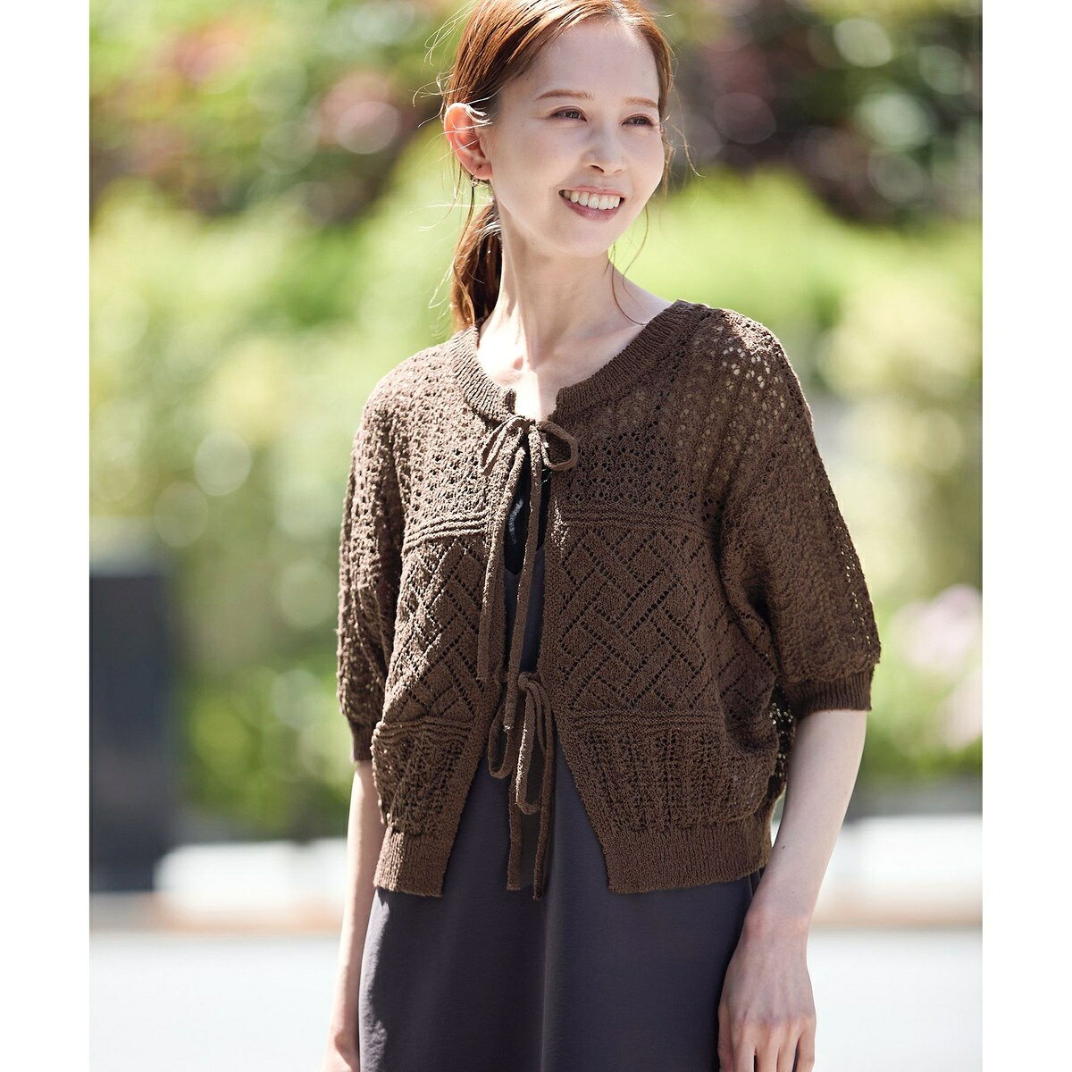 【前後2WAY】透かし編みレースカーディガン／ロペピクニック（ROPE' PICNIC） 0101marui-12899576 丸井(マルイ)楽天市場店 サンプル画像3