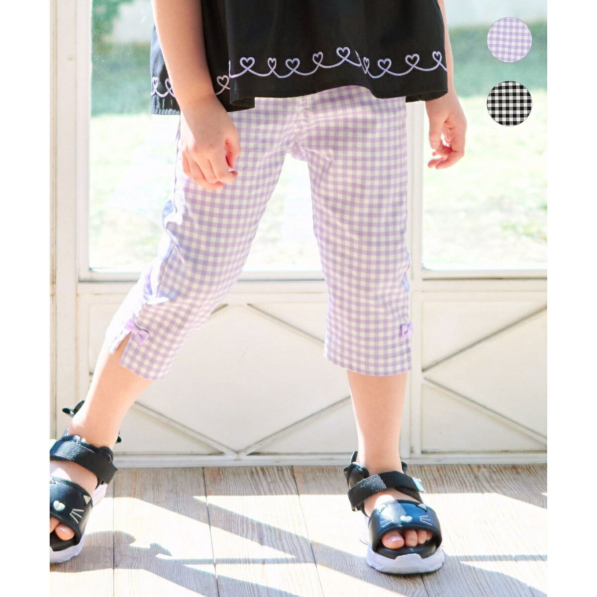 ひんやりクール ギンガムパンツ／エニィ（any FAM）のサムネイル