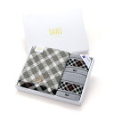 DAKS ブラックハウスチェックベア ウォッシュタオル・フェイスタオル・バスタオル各1枚入り/ダックス(DAKS)