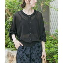 シアークルーネックカーディガン/アイテムズ アーバンリサーチ(ITEMS URBAN RESEARCH)