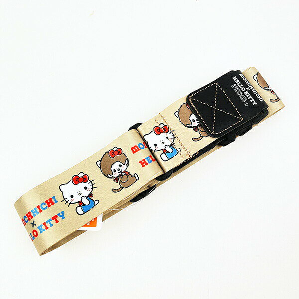 モンチッチ×ハローキティ ベージュ スーツケースベルト トラベル サンリオ／パーフェクト・ワールド・トーキョー（Perfect World Tokyo）のサムネイル