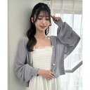 チャームボタンUVカットカーディガン/マジェスティックレゴン(MAJESTIC LEGON)
