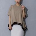ハンカチヘムTシャツ/ニコルホワイト(NICOLE WHITE)