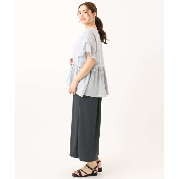 【大きいサイズ】ペプラムブラウス／エウルキューブ（eur3）