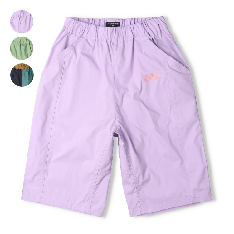 タイプライター5分丈ハーフパンツ(140-160cm)／ダディオダディ（Daddy Oh Daddy）