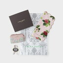 【WEB限定/ギフトにおすすめ!/ラッピング資材付き】キーケース&タオルハンカチ セット/ローラ アシュレイ(LAURA ASHLEY)