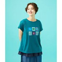 Planta モチーフプリントTシャツ/ホコモモラ(JOCOMOMOLA)(4)