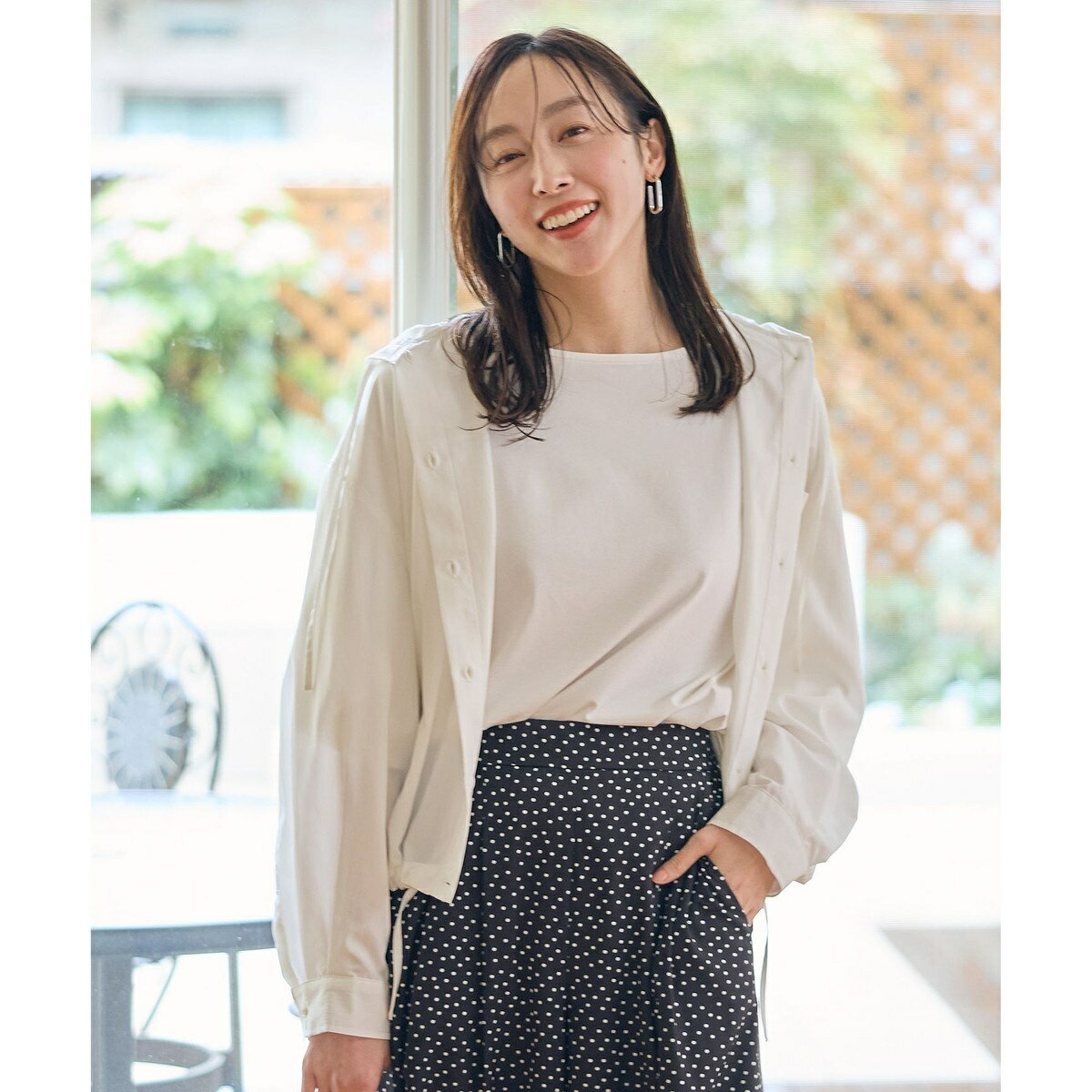 撥水フーデットシャツ／エニィ（ANY）