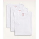 スーピマコットン GFロゴ 3パック クルーネックTシャツ Traditional Fit/ブルックスブラザーズ(Brooks Brothers)