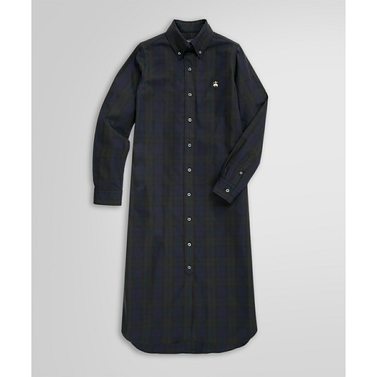 ロングスリーブ ブラックウォッチ シャツワンピース／ブルックスブラザーズ（Brooks Brothers）のサムネイル