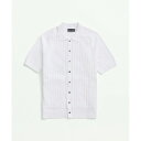 コットン ケーブル ボタンフロント ポロセーター/ブルックスブラザーズ(Brooks Brothers)