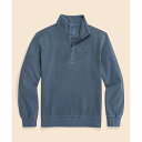 コットン フレンチリブ GFロゴ ハーフジップ モックネックプルオーバー/ブルックスブラザーズ(Brooks Brothers)