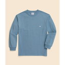 USAコットンジャージー ヘビーウェイト GFロゴ ロングスリーブ Tシャツ/ブルックスブラザーズ(Brooks Brothers)