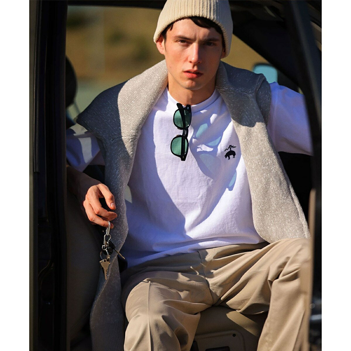 ◆オンラインストア限定◆USAコットンジャージー　ビッグGFロゴ　Tシャツ／ブルックスブラザーズ（Brooks..