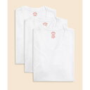 スーピマコットン GFロゴ 3パック VネックTシャツ Traditional Fit/ブルックスブラザーズ(Brooks Brothers)