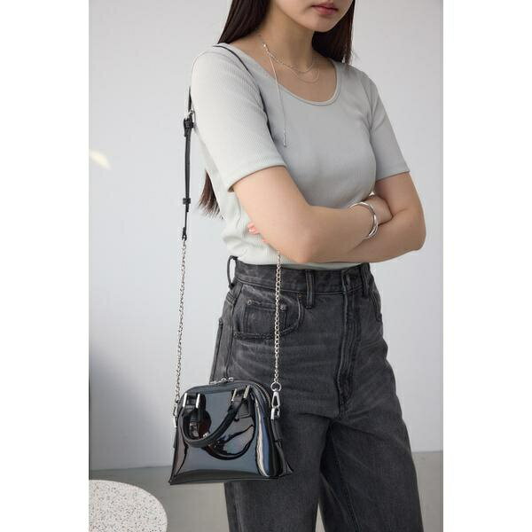 ダブルジッパークリアミニバッグ／