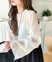 袖口メッシュが抜け感◎前後2WAY袖口メッシュ切替シアーオーバートップス(長袖)/クラシカルエルフ(Classical Elf)