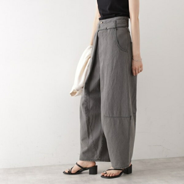 バレル風タックパンツ【洗濯機OK】／ザ ショップ ティーケー（THE SHOP TK）のサムネイル